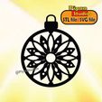 ornament-a-12.jpg WeihnachtenArt svg, stl