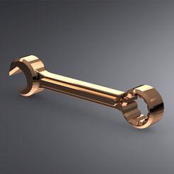 Untitled-6.jpg STL file Wrench keychain・3D printer model to download