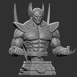 01.JPG Wolverine Bust - Marvel 3D print model 3D print model