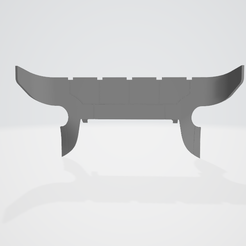 SharkFin1.png Archivo STL Aleta de tiburón trasera del Grav Tank・Diseño de impresión en 3D para descargar, Eagz