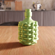 untitled6.png 3D Wicker Bottles Decor STL File - 188