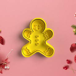 5.png STL file Cookie Cutter Christmas / Christmas Cookie Cutter・3D printing idea to download