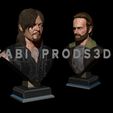 pareja2.jpg DARYL DIXON WALKING DEATH SABIOPRODS 3D PRINT MODEL