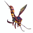 PNG2.png DOWNLOAD BEE 3D MODEL - ANIMATED - INSECT Raptor Linheraptor MICRO BEE FLYING - POKÉMON - DRAGON - Grasshopper - OBJ - FBX - 3D PRINTING - 3D PROJECT - GAME READY-3DSMAX-C4D-MAYA-BLENDER-UNITY-UNREAL - DINOSAUR -