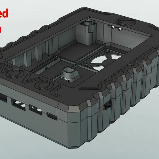 2023-11-19-20_38_41-Autodesk-Fusion-360-Personal-Not-for-Commercial-Use.jpg Sovol Klipper Screen cooling fan case SV07, SV07+, SV06, SV06 Plus