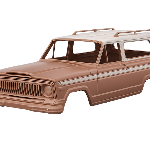 1974 Jeep Cherokee Sport, hollow body, clean shell no interior, rc, trucks, crawler, scale model, build