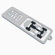 1-AWDa.png Forza Motorsport - Drive Train Types Keychain