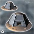 4.jpg Modern octagonal metal bunker with rivets (6) - Modern WW2 WW1 World War Diaroma Wargaming RPG Mini Hobby