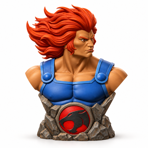 Lion-O Bust with Rocky ThunderCats Base - 150 mm
