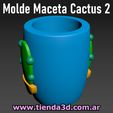 molde-maceta-cactus-v2-3.jpg Relief Cactus Pot Mold 2