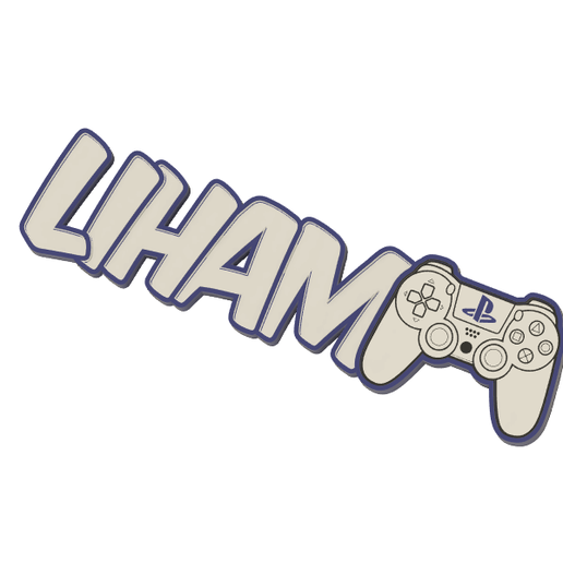 STL file First name LED TO ASSEMBLE Liham 🎮 ・Model to download and 3D ...