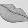 wf0.jpg Lips rosette onlay relief 3D print model