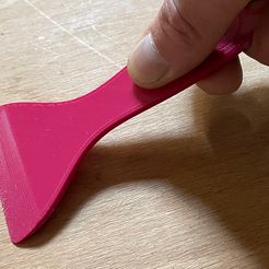Baschz_Leeft_Spatula_for_Resin_Printers_2.jpg Free STL file Spatula for Resin Printers・Design to download and 3D print
