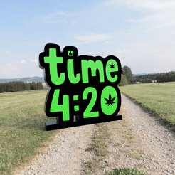 420_time_v1_2023-Sep-16_06-41-54PM-000_CustomizedView1949757882.png 3MF-Datei 420 mal Unkraut LIGHTBOX MULTICOLOR /SINGLE EXTRUDER・3D-druckbares Modell zum Herunterladen