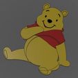 WinnieThePoohBear3DCoaster.jpg Winnie The Pooh Bear 3D Cup Coaster