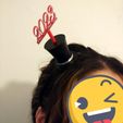2023-2.jpg STL file Tiny New Years Hat 2023・Template to download and 3D print