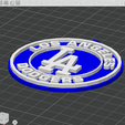 Los-Angeles-Dodgers-2.png MLB Los Angeles Dodgers Keychan Badge Printable and renderable