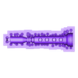 Supported_barrelstub_cannon_01(horizontal_fast).stl Triple Tap Cannon - Mech Knight Class Weapon system - Two Taps and a Tickle