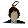 Peluca_milei.png Key ring/ Christmas ornament Javier Milei Wig economist la libertad avanza 2023 president Elections ARGENTINA