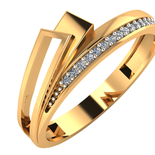 Relief ring 3D model