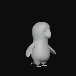 25.png Файл STL Мультяшная курица для 3D-печати・Идея 3D-печати для скачивания