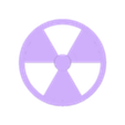 40. Cookie Cutter - Icon - Nuclear Radioactive - 10mm.stl Signe radioactif nucléaire - Fichier d'impression 3D en gras pour les gâteaux de science et d'Halloween