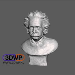 Einstein.JPG Free STL file Einstein Sculpture (Bust 3D Scan)・3D printing idea to download