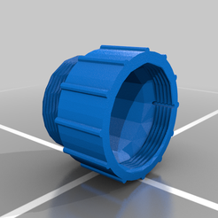 UV-Flashlight-Adaptor.png Download free STL file UV Flashlight 18650 Adapter • 3D print template, hexus