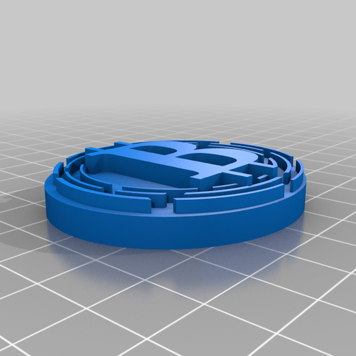 Download free STL file Bitcoin coin • 3D printing object ・ Cults