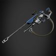 AnaRifleClassic2.jpg Overwatch Ana Biotic Rifle for Cosplay