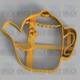 tetera.jpg Beautiful Teapot and the Beast - Teapot Beauty and the Beast Cookie Cutter