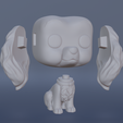 Resin_Pieces.png Printable Lady Funko from Lady and the Tramp