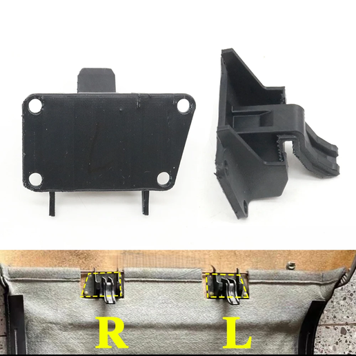 Audi A4,A3, A6, B6, Q7; VW; Seat; Porsche- Front Seat Backrest Panel Clip