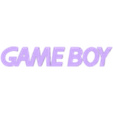gameboy logo.stl GAMEBOY CLASSIC / COLOR / ADVANCE GAMES CARTRIDGES HOLDER