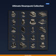 01_hero.png Ultimate Steampunk Collection - 20-Model STL Bundle