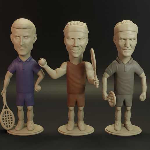 3tenis.jpg FEDERER, NADAL AND DJOKOVIC