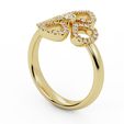 9.jpg Clover Flower Diamond Engagement Ring