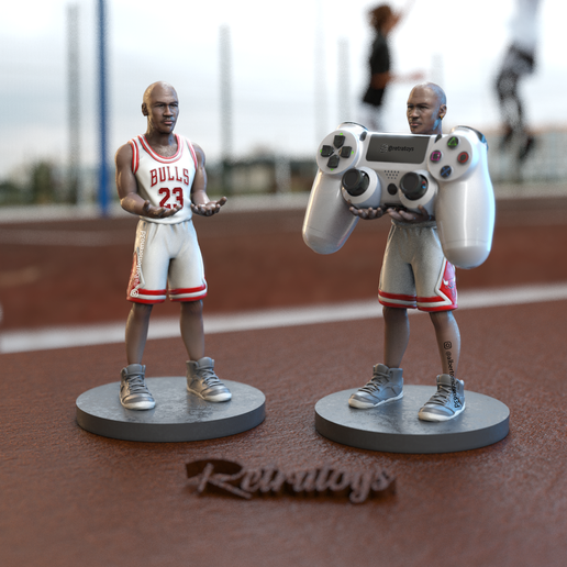 📞 MOBILE PHONE AND JOYSTICK HOLDER: MICHAEL JORDAN BULLS NBA