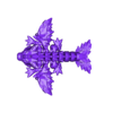 tiny-crystaldragon.stl Tiny Crystal Dragon, Long Tail Tiny Dragon, Flexible, Print in Place, No Supports