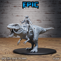 3264-Cursed-Captain-T-Rex-Mount-Huge-1.png Archivo 3D Montura Capitán Maldito T-Rex ‧ Miniaturas DnD ‧ Miniaturas de Mesa ‧ Monstruo de Juego ‧ Modelo 3D ‧ RPG ‧ DnDminis ‧ ARCHIVO STL・Objeto de impresión 3D para descargar