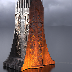 irland-33.1179.png Fichier OBJ Tour monolithe gravée des dieux nordiques・Plan à imprimer en 3D à télécharger