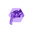 SFX-A Shock Fox hex base.stl STL file SFX-A Shock Fox Mecha・3D printable model to download