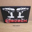 bosch-herramientas-taladro-broca-cartel-letrero-rotulo-cargador.jpg Bosch tools, sign, signboard, logo, sign, print3d, drill, battery, hammer, hammer