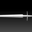 Preview08.jpg Geralt Silver Sword - Netflix Version 3D print model