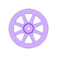 P_Type_Wheel_36.stl Roue Drag Car 36mm