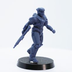 fist-and-dmr.jpg Download STL file Halo Reach Noble Team Carter DMR Rifle Multi Pack • 3D printable model, CombatDaniel