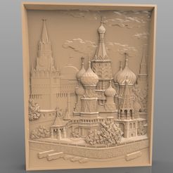 6.jpg Free STL file Moscow architecture cnc art・Template to download and 3D print, stl3dmodel