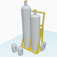 Screen-Shot-2021-05-17-at-8.06.51-PM.png STL file Welding tanks on a dolly 1/10 scale・3D printable model to download