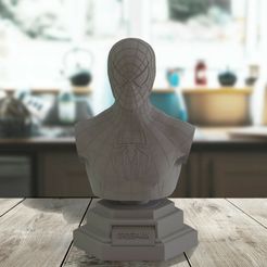 ss1.jpg 3D-Datei Spiderman Büste・Vorlage für 3D-Druck zum herunterladen