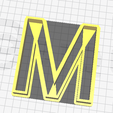 M.png Cookie cutter Letter Arial M